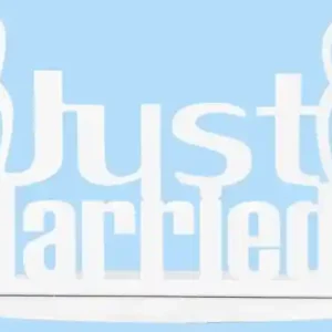 Expressversand Metallschild „Just Married“ – stilvolle Hochzeitstischdeko, 19 x10,5 cm