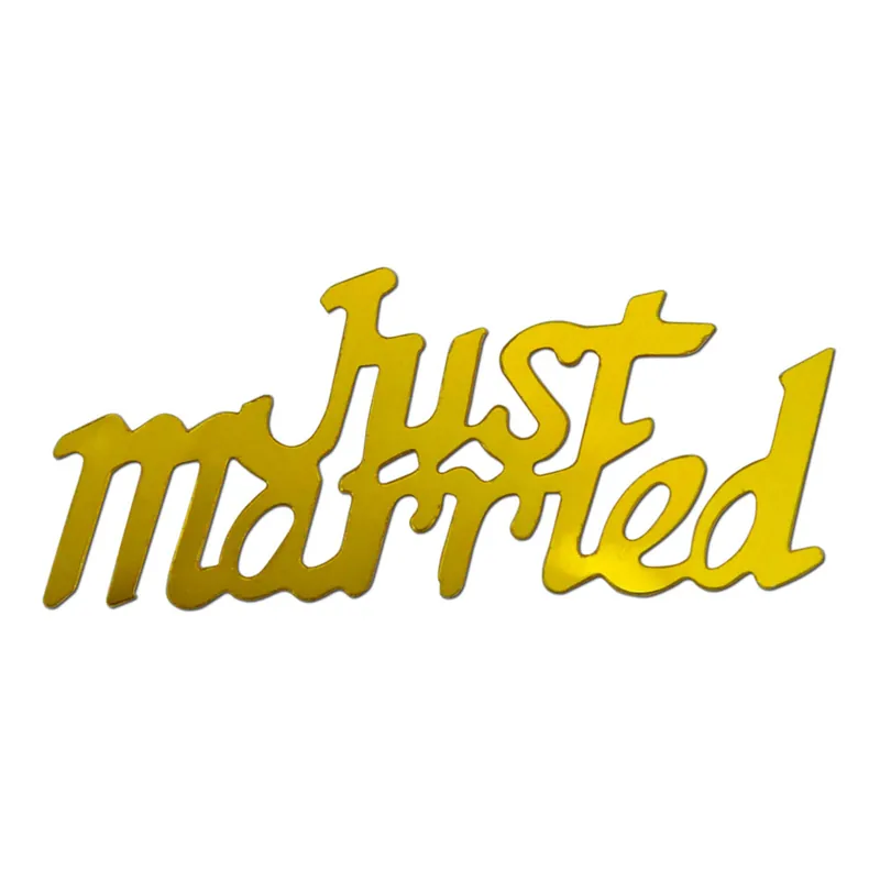 Garantierte Lieferung Streuteile -Just married-, gold, 20g