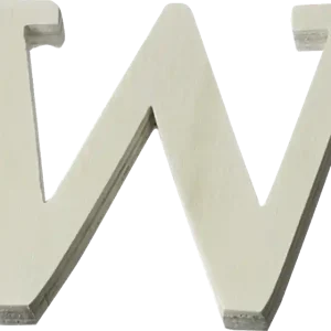 Angebot Holz- Buchstabe W, 8 cm