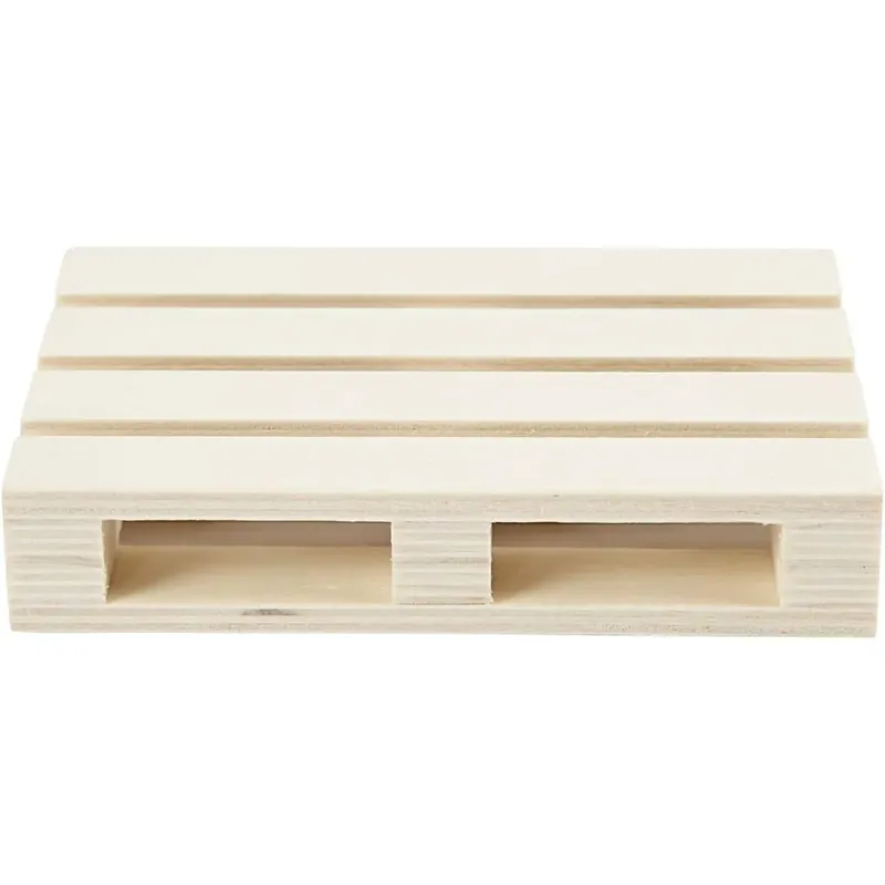 Mini-Holzpalette, H: 2,5 cm, L: 12 cm, B: 8 cm Solange Der Vorrat Reicht