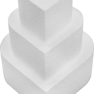 Ausverkauf Styropor-Torte - Cake Dummy, Herz-Mini