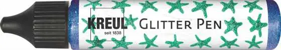 KREUL Glitter Pen, 29 ml, Blau Finale Aktion