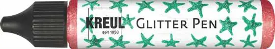 Schneller Versand KREUL Glitter Pen, 29 ml, Rot