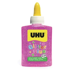 UHU Glitter Glue, pink, 90g Direktkauf