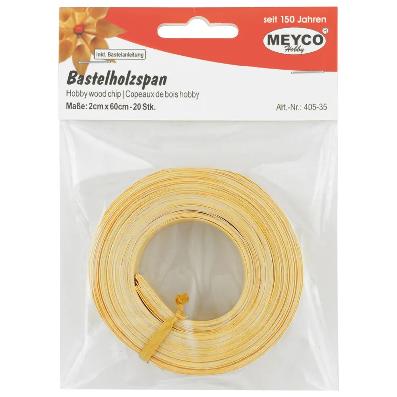 Neue Kollektion Bastelholzspan 2cm x 60cm / 20 Streifen