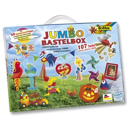 Jumbo Bastelbox, 107 Teile Sonderangebot