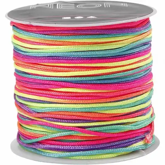 Macrame-Kordel Neon multi Expressversand