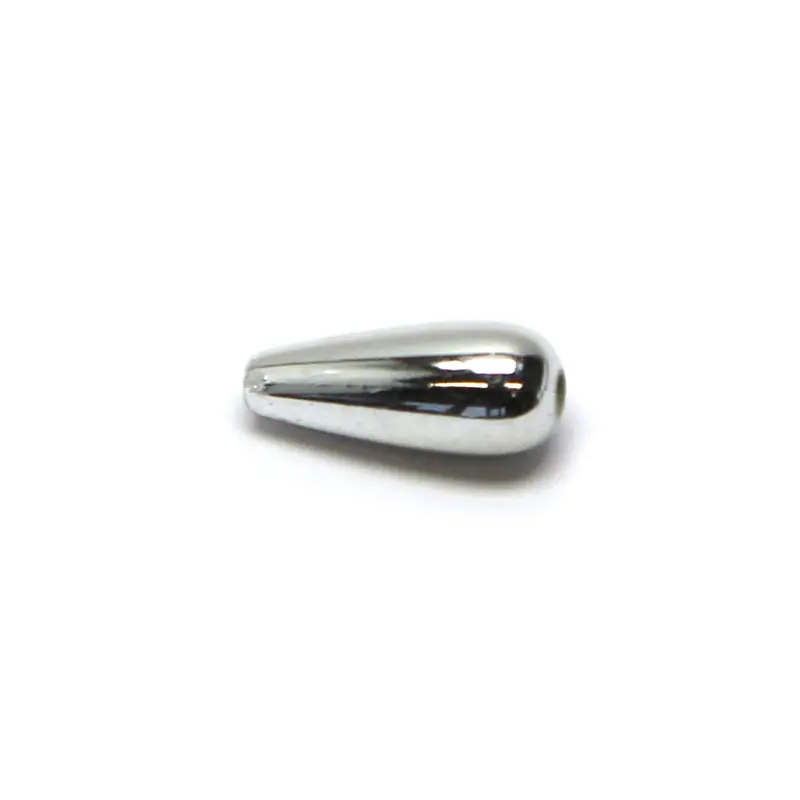 Wachstropfen 6 x 14 mm - silber, 20 Stk. Sale