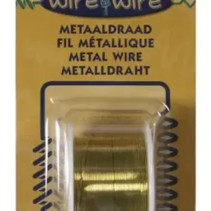 Begrenztes Angebot Metalldraht, Gold, 0,45 mm, 22 mtr