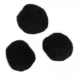 Neu Pompons, Ø 15 mm, 60 Stück, schwarz