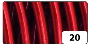 Aluminiumdraht, 2 mm Ø, 5 m, rot Aktuell