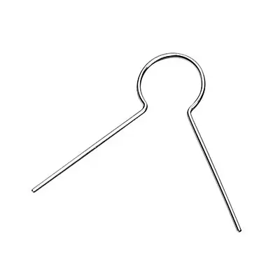 Ösenaufhänger, silber, 30 Stück Knallerangebot