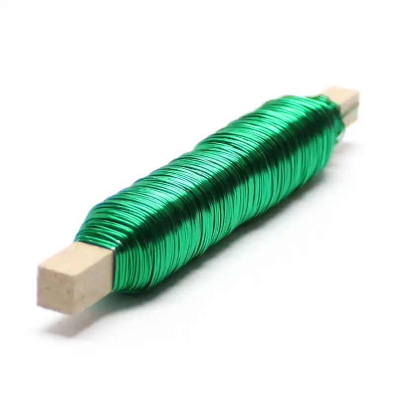 Wickeldraht, 0,5 mm Ø, 100g, ca. 50m - grün Preiswert