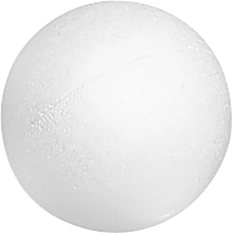 Weltweiter Versand Styroporkugel, 8 cm Ø weiß, einteilig massiv