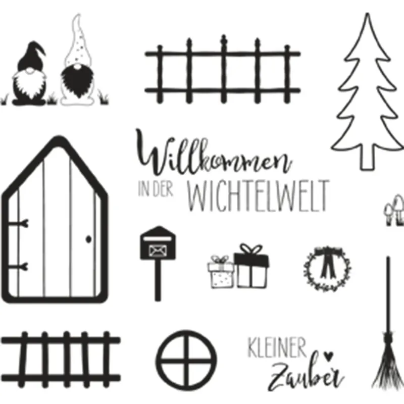 Weltweiter Versand Clear Stamps - Wichtelwelt