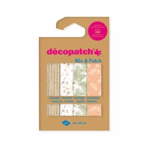 Mix & Patch Decopatch Papier, 4er Sortiment, Terrakotta Meistverkauft