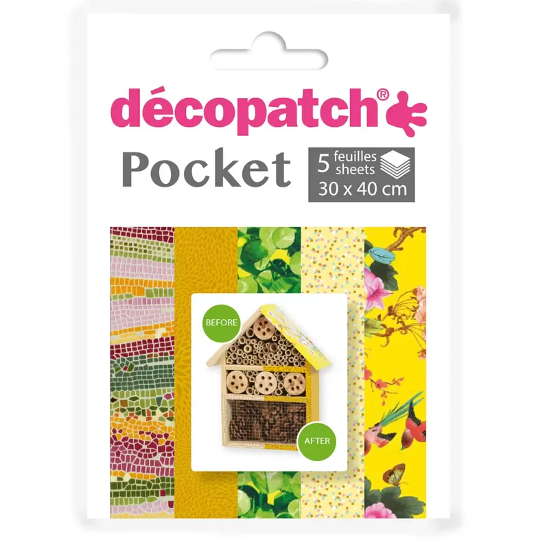 Decopatch Pocket Papier, 5er Sortiment, Collection No 26 Abverkauf