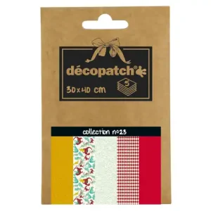 Decopatch Pocket Papier, 5er Sortiment, Collection No 23 Ab Werk