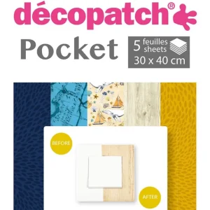 Gleich Bestellen Decopatch Pocket Papier, 5er Sortiment, Collection No 15