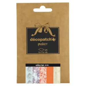 Bestpreis Decopatch Pocket Papier, 5er Sortiment, Collection No 14