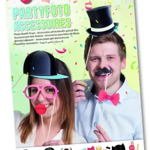 Must-Have Partyfoto Accessoires, 25 Motive für lustige Fotos