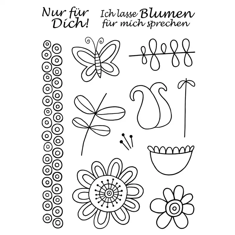 Ab Werk Clear Stamps - Blumen