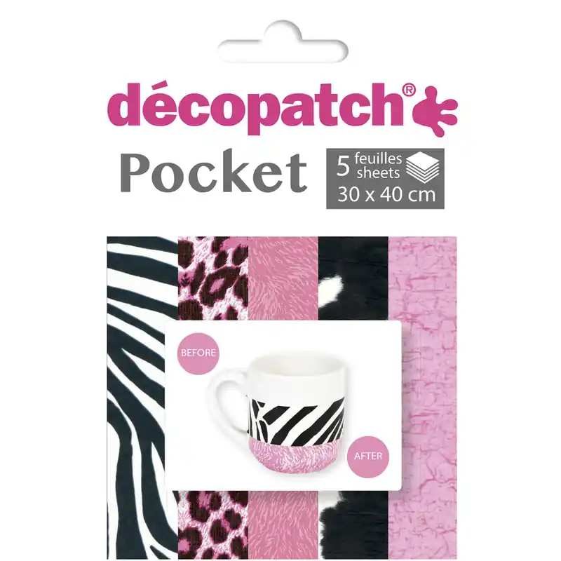 Decopatch Pocket Papier, 5er Sortiment, Collection No 9 Preis Gesenkt