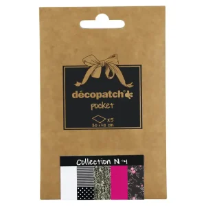 Mengenrabatt Decopatch Pocket Papier, 5er Sortiment, Collection No 4
