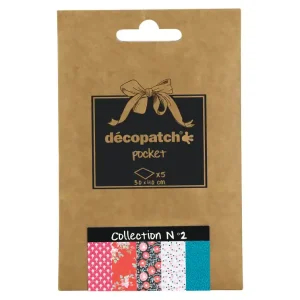 Gleich Bestellen Decopatch Pocket Papier, 5er Sortiment, Collection No 2