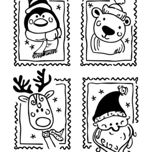 Zertifiziert Stempel Weihnachtsgrüße 60x85mm