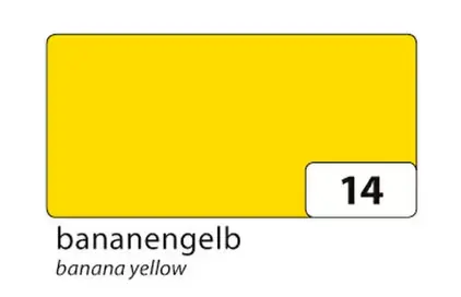 Abverkauf Doppelkarten, 5er Set, 13,5 x 13,5 cm, bananengelb