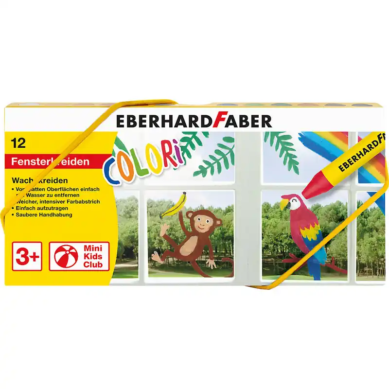 Angebot Colori Fensterkreiden, Kartonetui mit 12 Farben