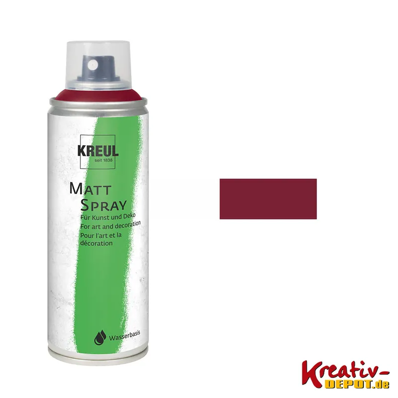 Weltweiter Versand KREUL Matt-Spray 200 ml, weinrot