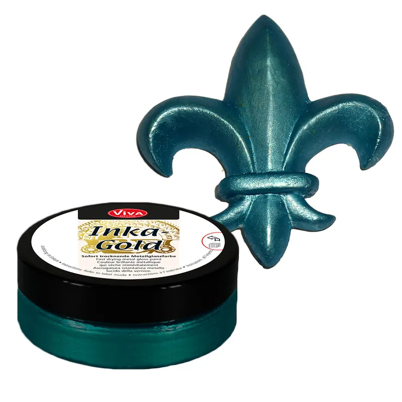 Viva Decor Inka-Gold, 62,5 g, Petrol Günstig