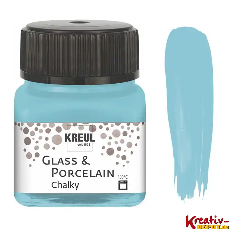 Glass & Porcelain Chalky - Ice Mint, 20 ml Handgefertigt