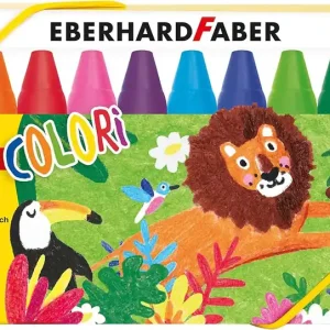 Wachsmalkreide Colori, 12 wasserfeste Wachsmalstifte im Kartonetui Neu