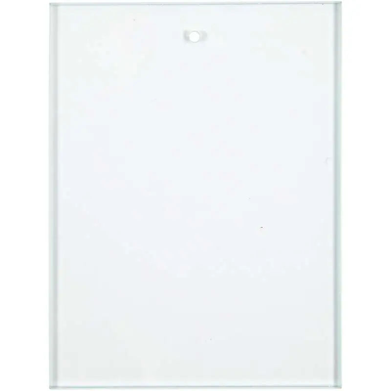 Ausverkauf Glasplatte Rechteck, 8 x 6 cm