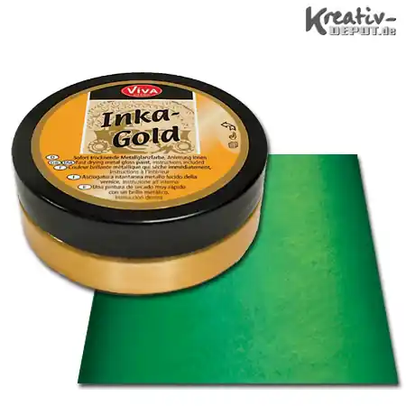 Viva Decor Inka-Gold, 62,5 g, Smaragd Expressversand