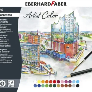 Artist Color Aquarellfarbstifte rund, Metalletui 24 Farben Preisknaller