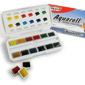 Aquarell-Farbkasten, 12er Set Wochenendangebot