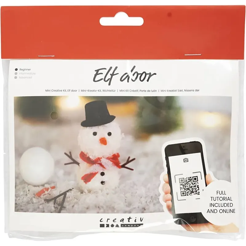 Mini Kreativ Set Wichteltür, Schneemann Top-Qualität
