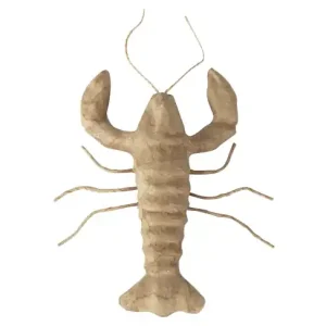 Zertifiziert decopatch Tierfigur Hummer aus Pappmachè, 13 x 3,5 x 7 cm