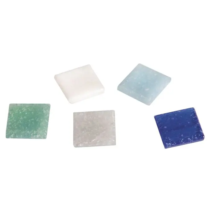 Weltweiter Versand Artdecor Mosaik Mix, Blau-Töne, 2x2cm, ca.350 Stück, 1kg
