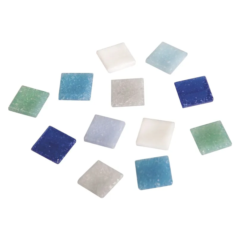 Artdecor Mosaik Mix, Blau-Töne, 1x1cm, ca.1500Stück, 1kg Knallerangebot