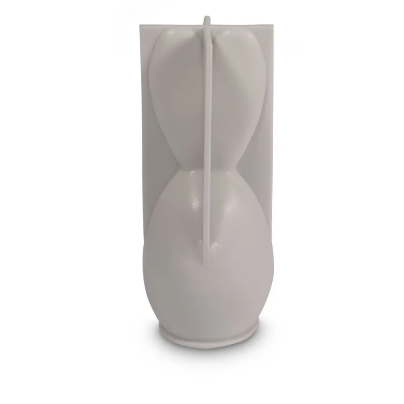 Silikon Gießform Hase ø 5,2cm, Höhe 12cm Preis Gesenkt