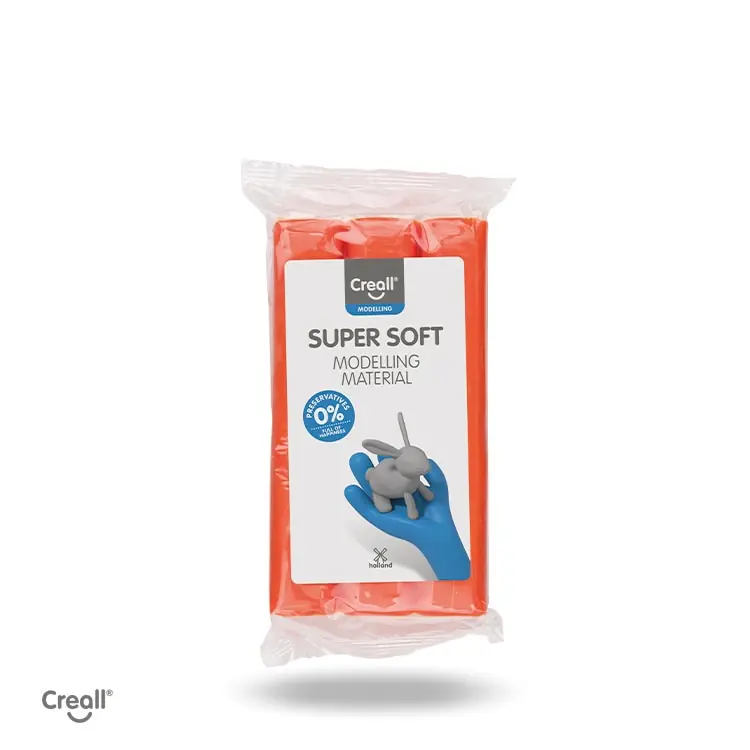 Abverkauf Creall® Super Soft Modellierknete, 500g, orange