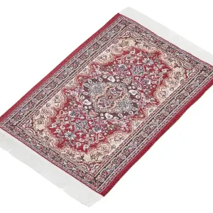 Abverkauf Teppich rot, 15,0 x 10 cm