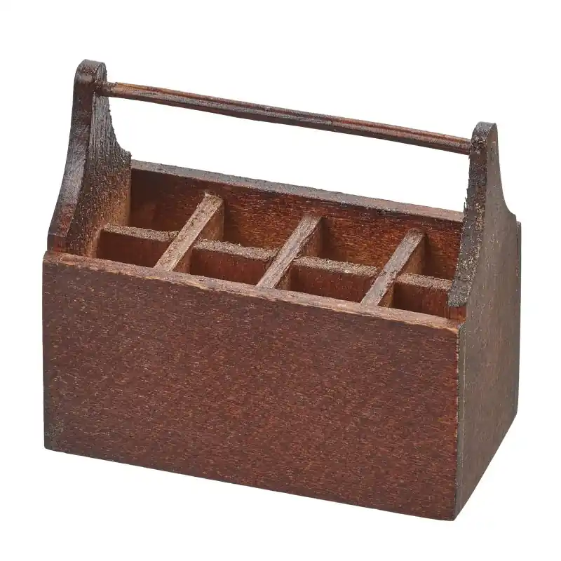 Werkzeugbox, 4,6x2,4x4cm, braun Heute Kaufen