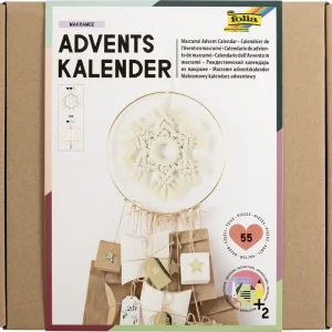 Adventskalender-Set "Makramee, 55 Teile Expressversand