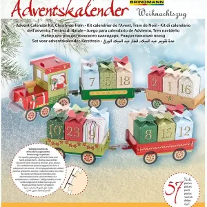 Adventskalender Weihnachtszug, 60-teilig Markenware